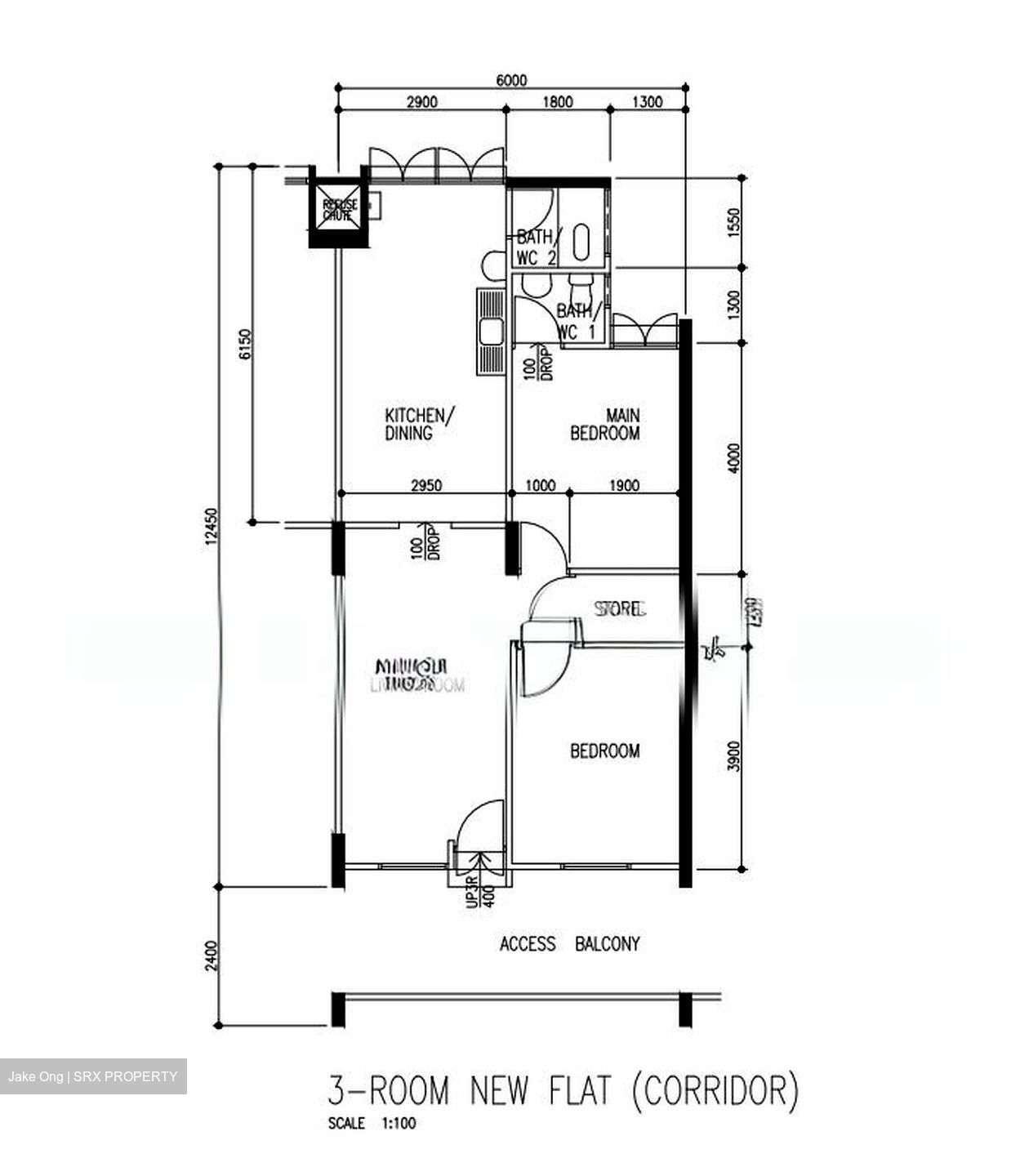 Blk 525 Bedok North Street 3 (Bedok), HDB 3 Rooms #568070241